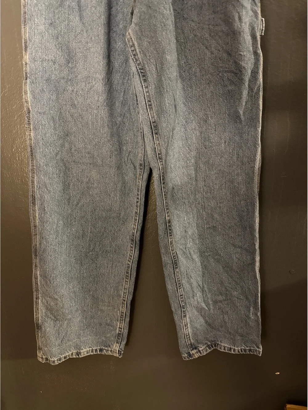 Carpenter Light Blue Denim Carpenter Jeans with Utility Pockets